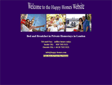 Tablet Screenshot of happy-homes.com